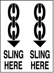 SLING HERE 3"x4"