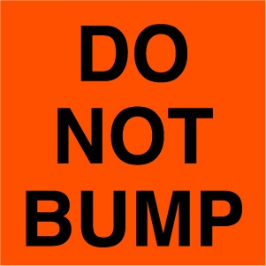 DO NOT BUMP 3"x3"