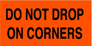 DO NOT DROP ON CORNERS 3"x5" - Click Image to Close