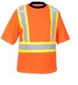 Cotton Safety T-Shirt w/UV Protection