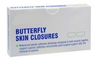 Butterfly Skin Closures 20 Assorted - Click Image to Close