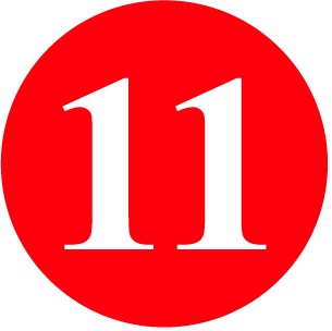 #11 Circle Label