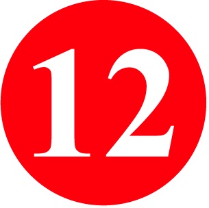 #12 Circle Label