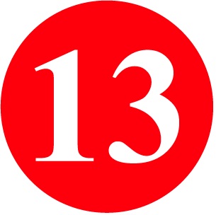 #13 Circle Label