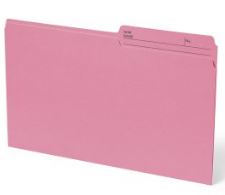 Pink Legal File Folders