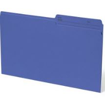 Navy Letter File Folders - Click Image to Close