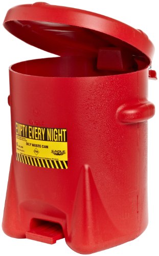 Oily Waste Cans 6 Gal Red
