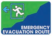 EMERGENCY EVACUATION ROUTE