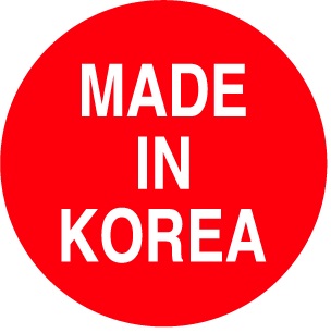 MADE IN KOREA 1" CIRCLE