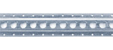 10' Horizontal L-Track w/1” Notched Holes - Click Image to Close