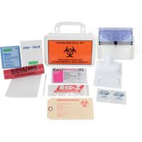 Biohazard Clean-Up 10 Unit Spill Kit - Click Image to Close